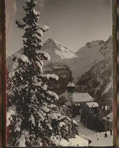 Arosa GR Blick gegen den Maienfelder Furka Kat. Arosa