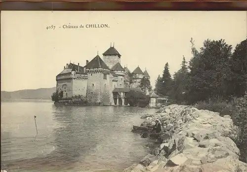 Chillon Chateau de Chillon Lac Leman Kat. Montreux
