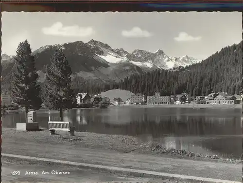 Arosa GR Am Obersee Feldpost Kat. Arosa