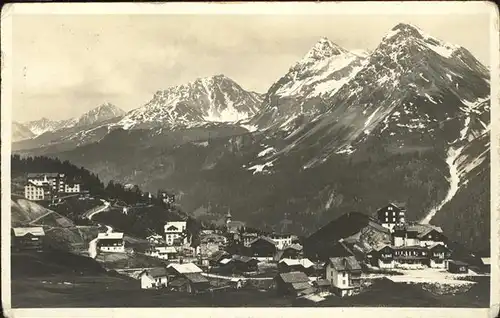 Arosa GR Teilansicht Furkahorn Kat. Arosa