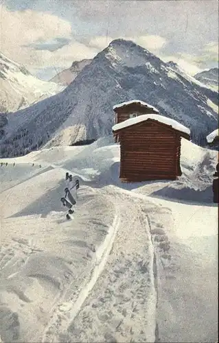 Arosa GR Environs d Arosa Berghuetten Kat. Arosa