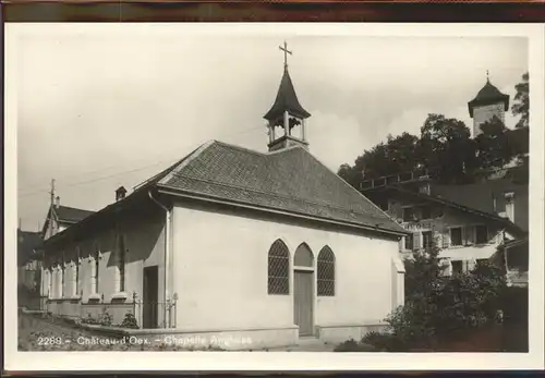 Chateau d Oex Chapelle Anglaise Kat. Chateau d Oex