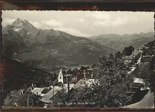 Gryon Vue partielle et Dents du Midi Wallis Kat. Gryon