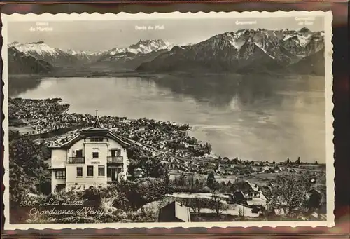 Chardonne Pension "Les Lilas" Lac Leman Dents du Midi Wallis Kat. Chardonne