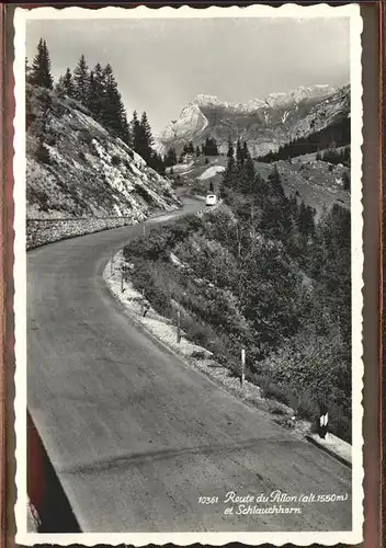 Le Sepey Route du Col du Pillon et Schlauchhorn Kat. Le Sepey