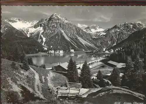 Arosa GR Am Obersee Graubuenden Kat. Arosa