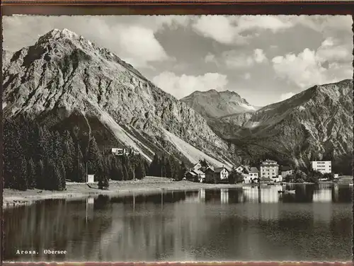 Arosa GR Obersee Graubuenden Kat. Arosa