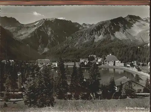 Arosa GR Obersee Graubuenden Kat. Arosa