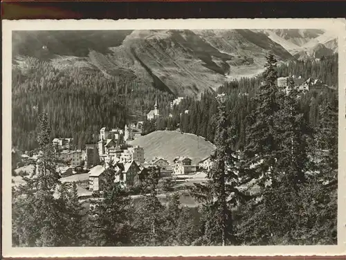 Arosa GR Panorama Graubuenden Kat. Arosa