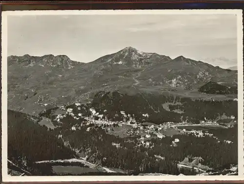 Arosa GR Panorama Graubuenden Kat. Arosa