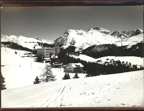 Arosa GR Berghotel Praetschli Graubuenden Kat. Arosa