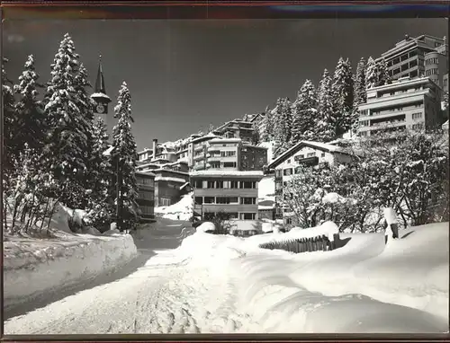 Arosa GR Dorfmitte Graubuenden Kat. Arosa