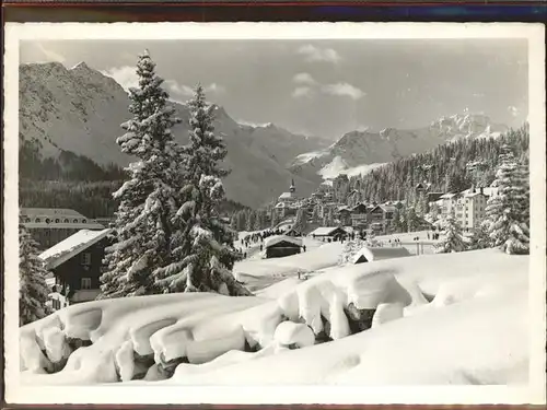 Arosa GR Teilansicht Dorf Graubuenden Kat. Arosa