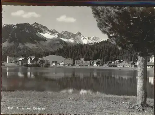 Arosa GR Am Obersee Graubuenden Kat. Arosa