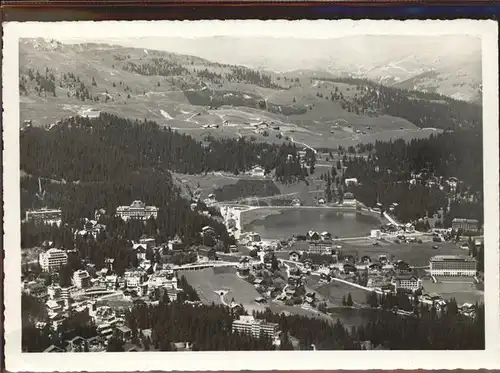 Arosa GR Teilansicht See Graubuenden Kat. Arosa