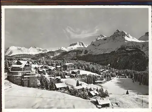 Arosa GR Panorama Graubuenden Kat. Arosa