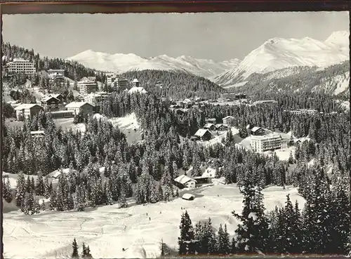 Arosa GR Panorama Graubuenden Kat. Arosa