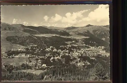 Arosa GR Panorama Obersee Graubuenden Kat. Arosa