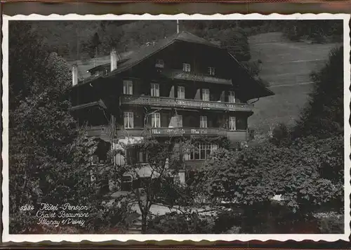 Blonay Hotel Pension Chalet Beaumont Kat. Blonay