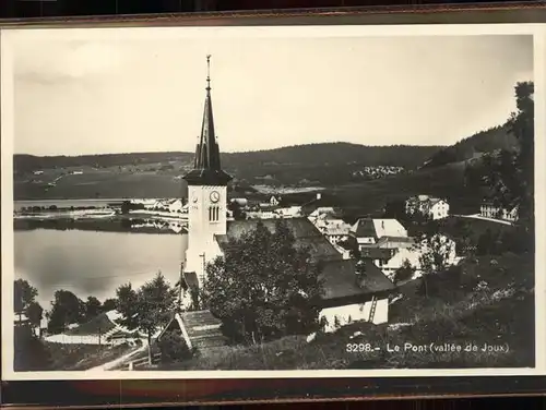 Le Pont VD Vallee de Joux Lac Leman eglise Kat. Le Pont