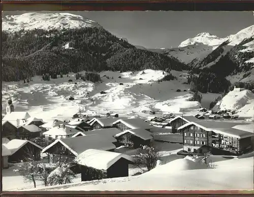 Brigels Teilansicht Graubuenden Kat. Brigels