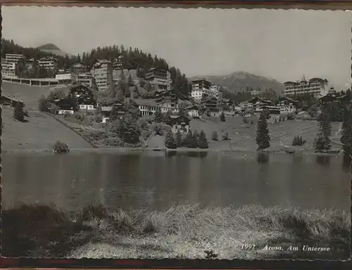 Arosa GR Am Untersee Graubuenden Kat. Arosa