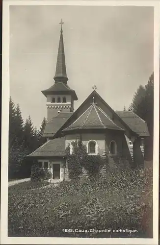 Caux VD Chapelle catholique Kat. Caux