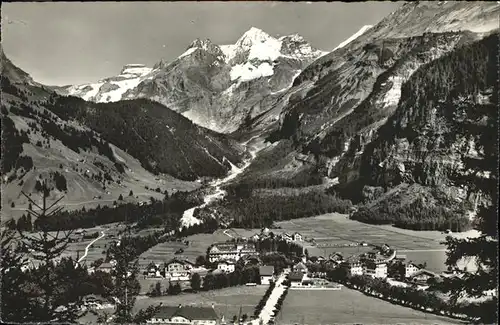 Kandersteg BE Panorama mit Bluemlisalp Kat. Kandersteg