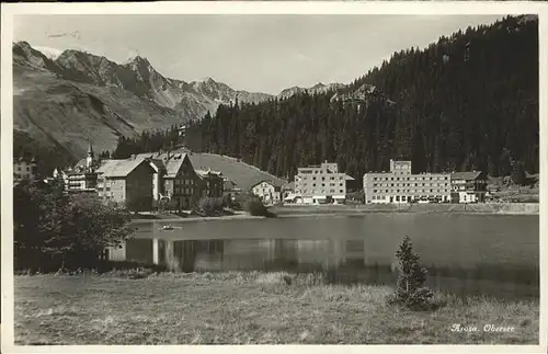 Arosa GR Obersee Graubuenden Kat. Arosa