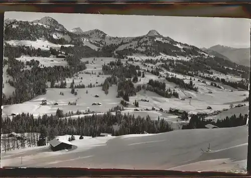 Saanen Saanenmoeser Skigelaende Hornberg Kat. Saanen