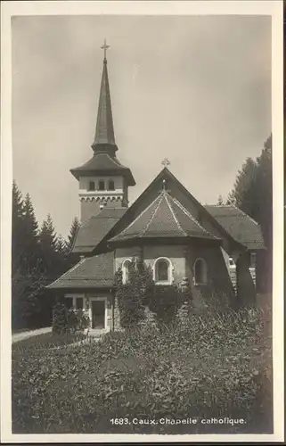 Caux VD Chapelle catholique Kat. Caux