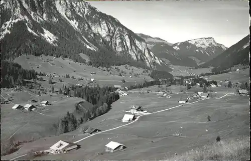 Grimmialp Panorama Grimmialp Schwenden Turnen und Abendberg Diemtigtal Berner Oberland Kat. Grimmialp