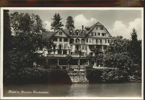 Hertenstein Hotel Pension Hertenstein Vierwaldstaettersee Kat. Hertenstein