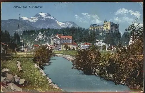 Sils Maria Graubuenden Partie am Fluss Fextal Graubuenden / Sils Maria /Bz. Maloja