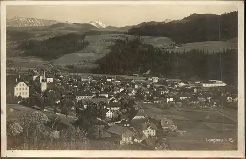 Langnau Emmental Panorama  / Langnau Emmental /Bz. Signau