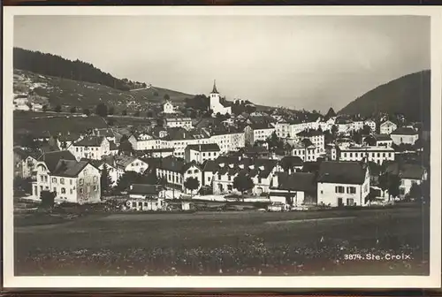 Ste Croix VD Ortsansicht Waadtlaender Jura / Ste-Croix /Bz. Grandson