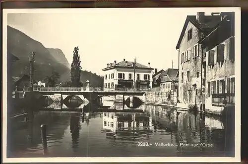 Vallorbe Pont sur l Orbe Kat. Vallorbe