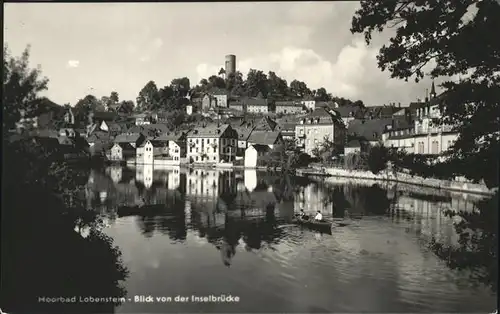 Moorbad Thueringen Inselbruecke Kat. Saalburg-Ebersdorf