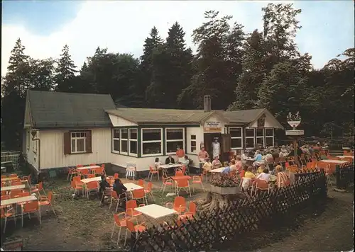 Fuchstanz Taunus Gasstaette Fuchstanz Terrasse Hans Brendel Kat. Schmitten