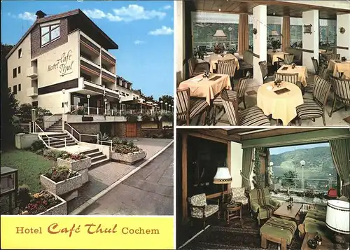 pw16394 Cochem Mosel Hotel Cafe Thul Kategorie. Cochem Alte Ansichtskarten