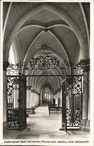 Marienstatt Cistercienser Abtei Basilika noerdl. Seitenschiff Kat. Streithausen