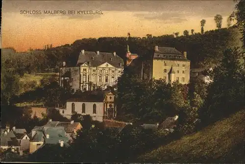 Kyllburg Rheinland Pfalz Schloss Malberg Kat. Kyllburg