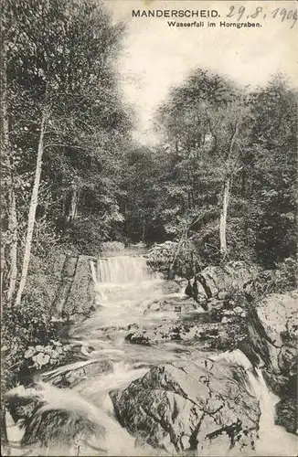 Manderscheid Eifel Wasserfall im Horngraben Kat. Manderscheid