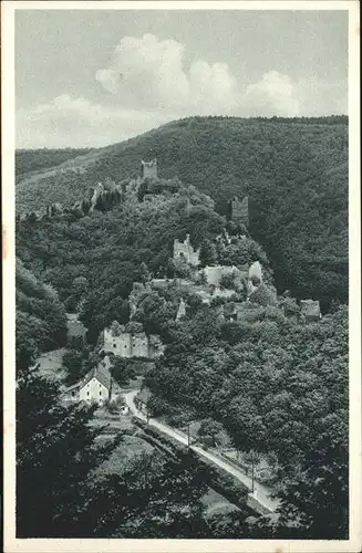 Manderscheid Eifel Nieder  und Oberburg Kat. Manderscheid