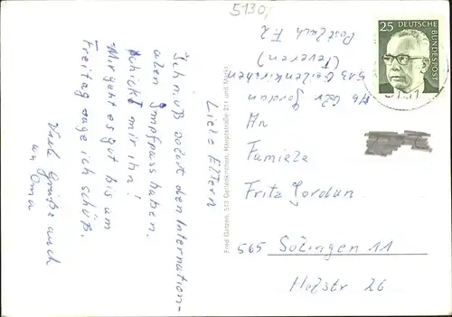 Geilenkirchen Kloster St Ursula mit Ursulinenschule Kat. Geilenkirchen