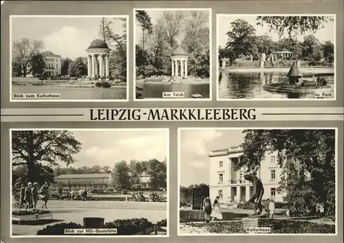 Markkleeberg Kulturhaus Gaststaette Am Teich Im Park Kat. Markkleeberg