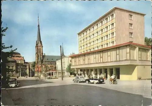 Karl Marx Stadt Blick zum Theaterplatz Kat. Chemnitz