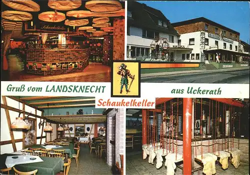 Uckerath Hotel Rasthaus Zum alten Zoll Landsknecht Kat. Hennef (Sieg)