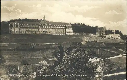 Denklingen Oberbergischer Kreis Genesungsheim der Barmer Allg Ortskrankenkasse Kat. Reichshof