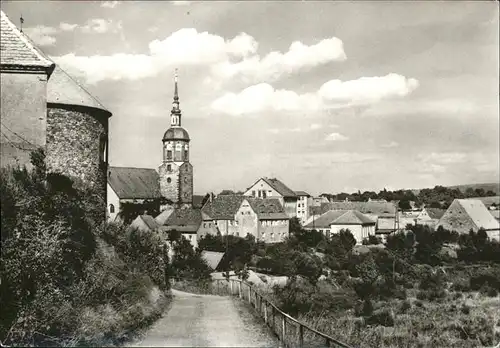 Dohna Sachsen Blick auf den Ort Kat. Dohna Sachsen